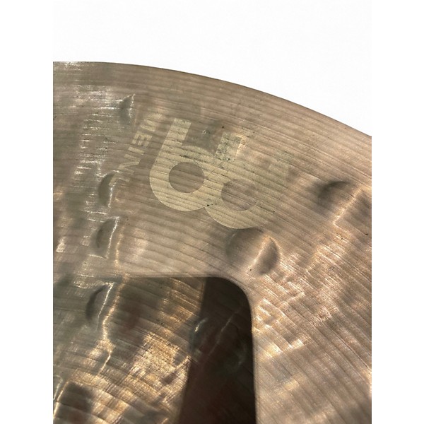 Used MEINL 18in BYZANCE DUAL CRASH Cymbal