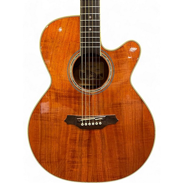 Used Takamine EF508KC Koa Acoustic Electric Guitar
