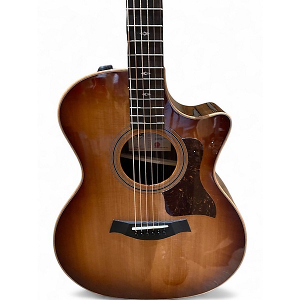 Used Taylor 414CE Studio Sunset Blvd Sunset Edgeburst Acoustic Electric Guitar