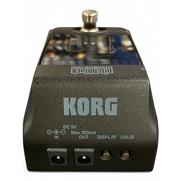 Used KORG PB01 Pitchblack Chromatic Tuner Pedal