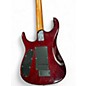 Used Sterling by Music Man JP150FM Red Solid Body Electric Guitar