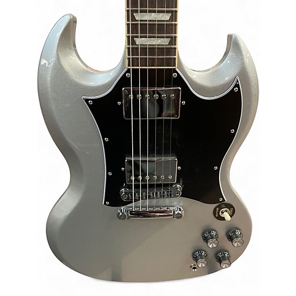 Used Gibson SG 61 REISSUE Silver Solid Body Electric Guitar