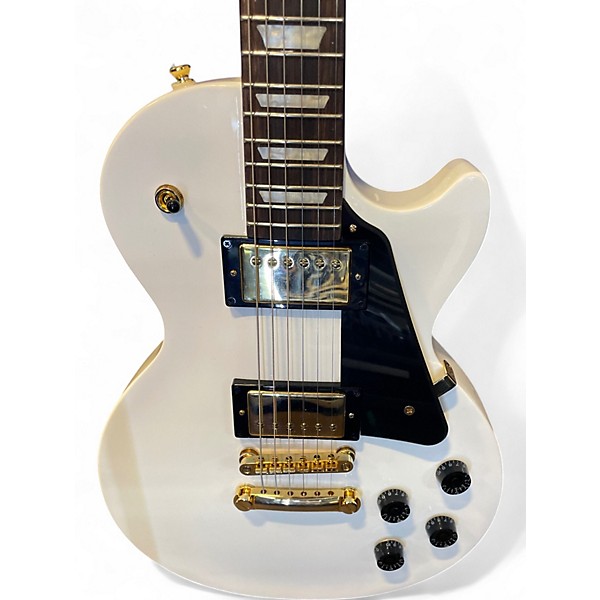 Used Epiphone Les Paul Studio Alpine White Solid Body Electric Guitar