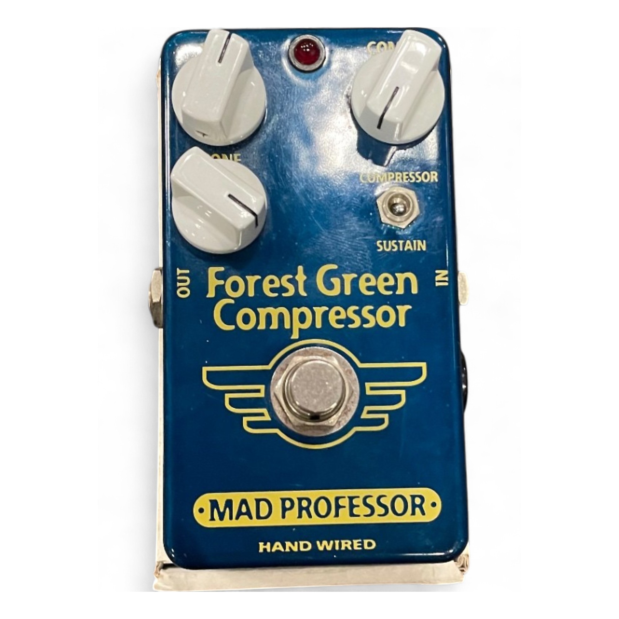 Used Mad Professor Forest Green Compressor Hand Wired Effect Pedal