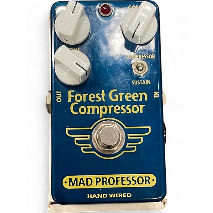 Used Mad Professor Forest Green Compressor Hand Wired Effect