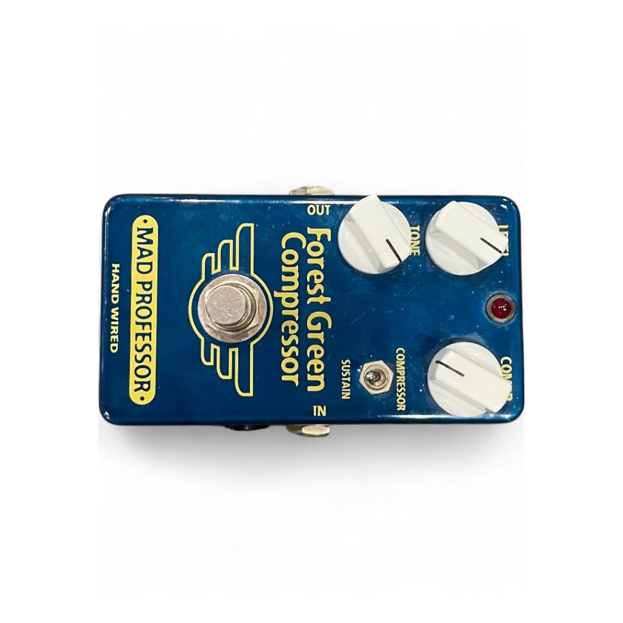 Used Mad Professor Forest Green Compressor Hand Wired Effect Pedal