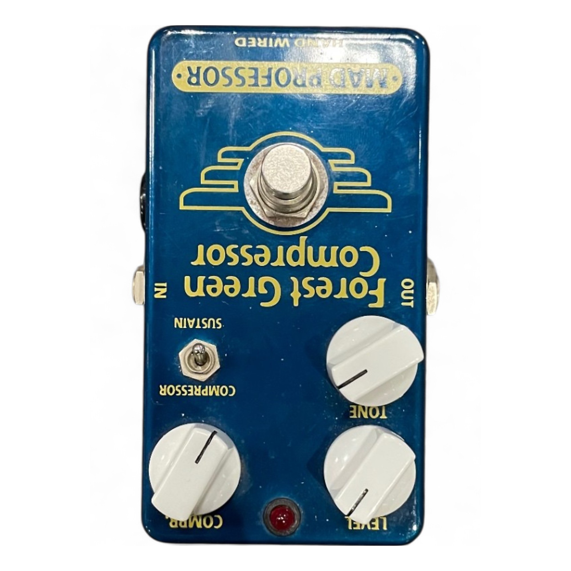 Used Mad Professor Forest Green Compressor Hand Wired Effect Pedal
