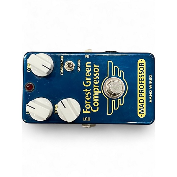 Used Mad Professor Forest Green Compressor Hand Wired Effect Pedal