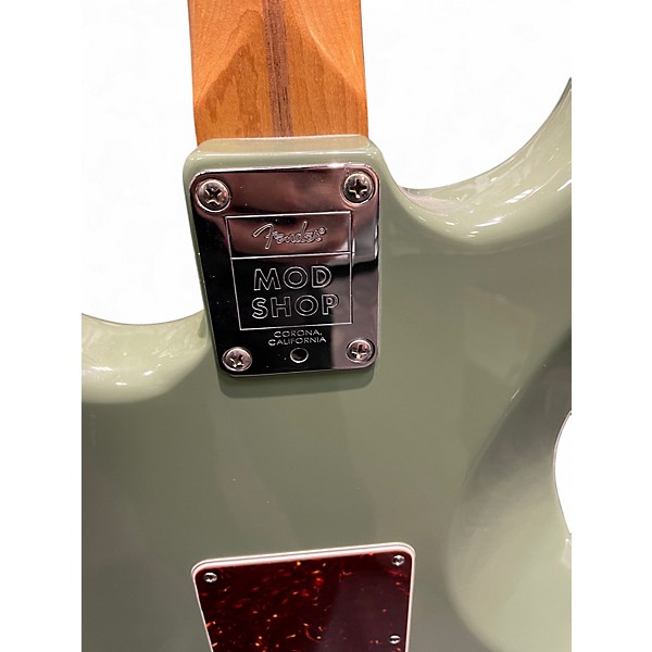 Used Fender MOD SHOP STRAT GREEN Solid Body Electric Guitar