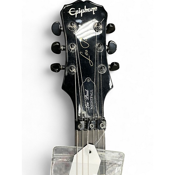 Used Epiphone Les Paul Nightfall Black Solid Body Electric Guitar