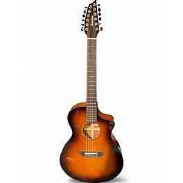 Used Breedlove Solo Pro Concert ED12 Sunburst 12 String Acoustic Electric Guitar