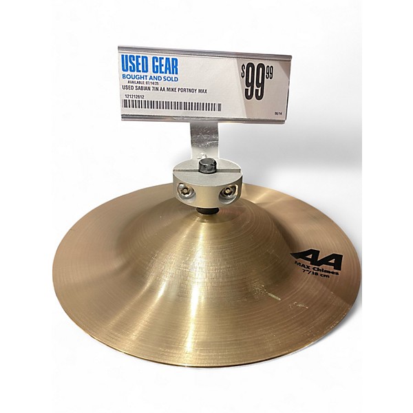 Used SABIAN 7in AA Mike Portnoy Max Bell Chime Cymbal