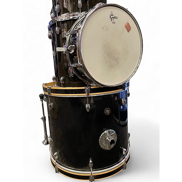 Used Gretsch Drums 6 Piece Catalina Maple GREEN SPARKLE Drum Kit