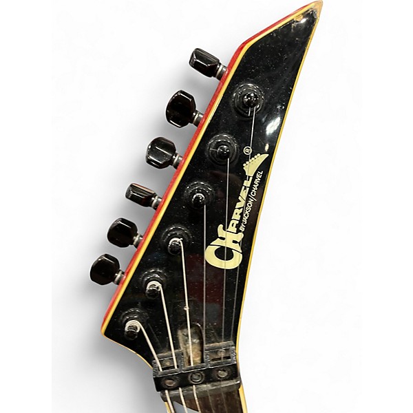 Used 1986 Charvel model 6 red Solid Body Electric Guitar red