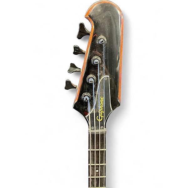 Used Epiphone Firebird Studio bass Brown Sunburst Electric Bass Guitar