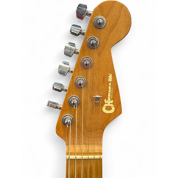 Used Charvel DK24 HH2PT MATTE BLUE FROST Solid Body Electric Guitar