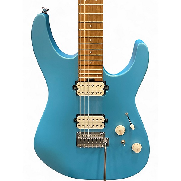 Used Charvel DK24 HH2PT MATTE BLUE FROST Solid Body Electric Guitar