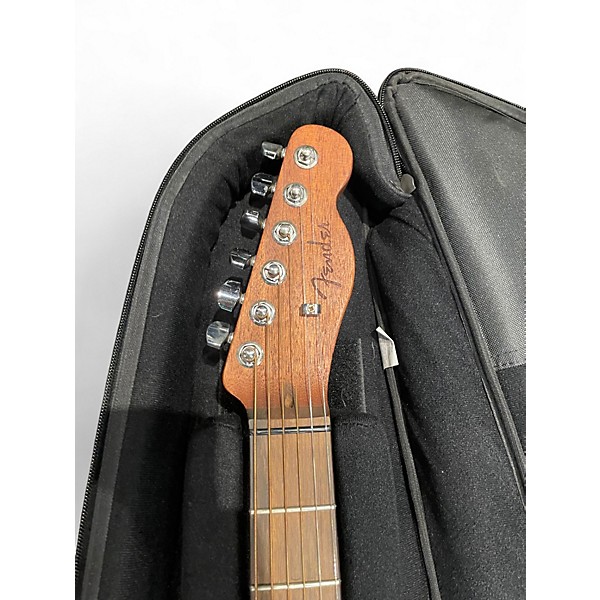 Used Fender American Acoustasonic Telecaster Black Acoustic Electric Guitar