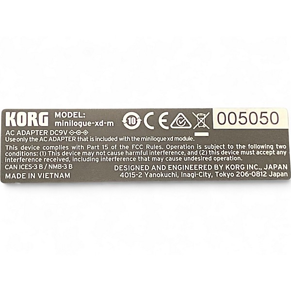 Used KORG MINLOGUE XD Synthesizer