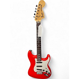 Used Fender MIJ Limited International Morocco Red Solid Body Electric Guitar
