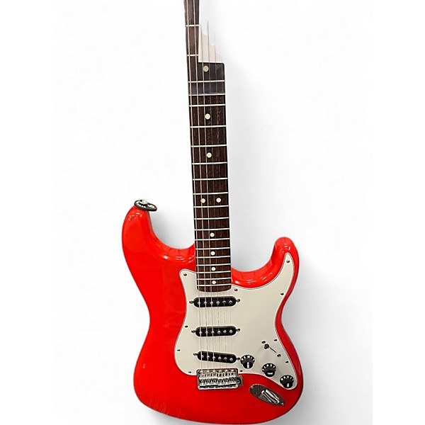 Used Fender MIJ Limited International Morocco Red Solid Body Electric Guitar