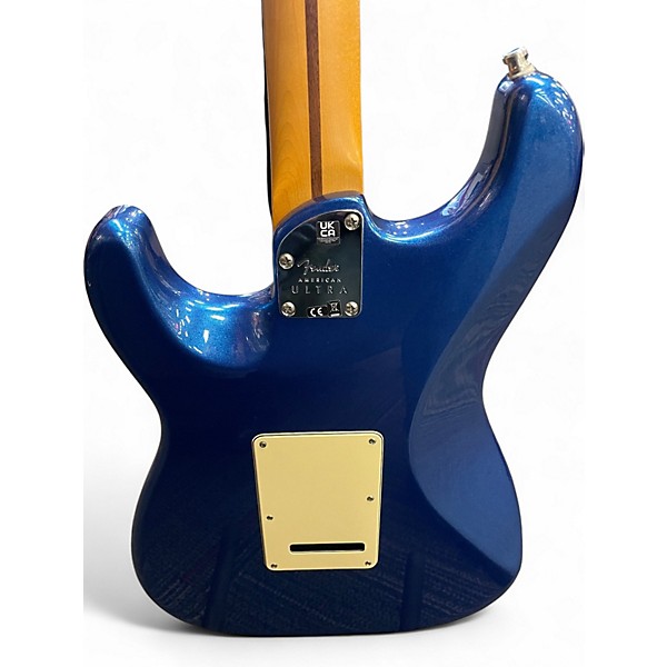 Used Fender American Ultra Stratocaster COBRA BLUE Solid Body Electric Guitar