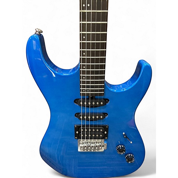 Used Washburn X-Series Blue Solid Body Electric Guitar