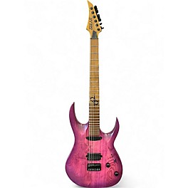 Used Solar Guitars AB1.6HTPB Trans Purple Solid Body Electric Guitar