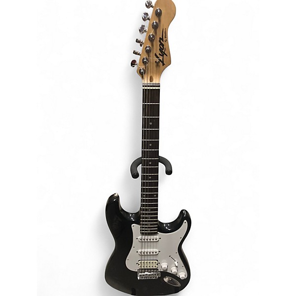 Used Washburn Lyon Black Solid Body Electric Guitar