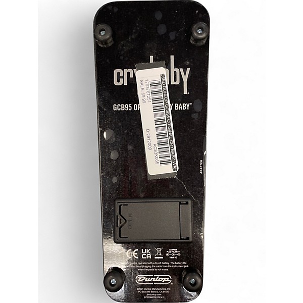 Used Dunlop GCB95 Original Crybaby Wah Effect Pedal