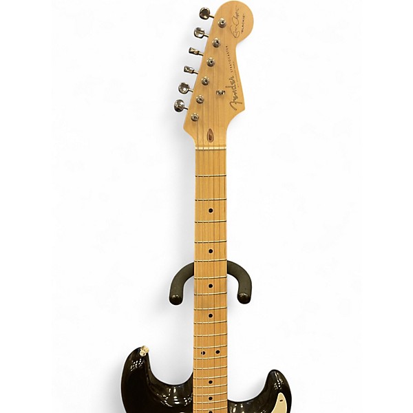 Used Fender Artist Series Eric Clapton Stratocaster Black Solid Body Electric Guitar