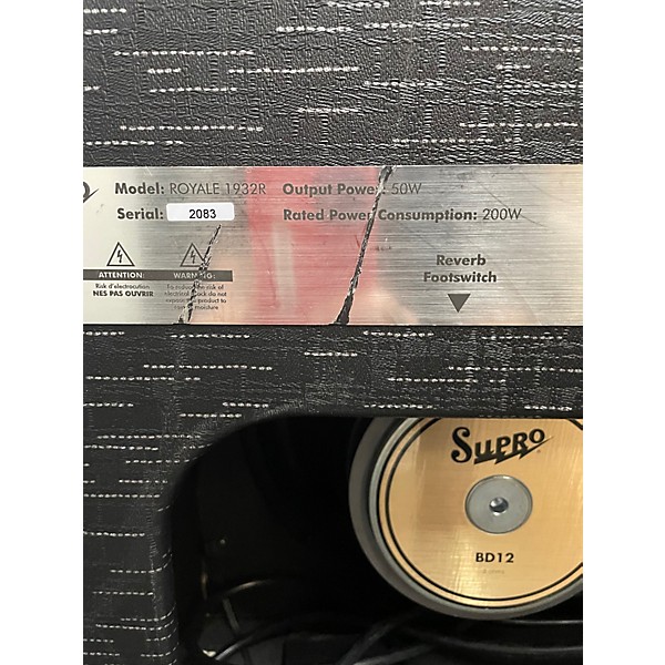 Used Supro royale 1932r Tube Guitar Combo Amp