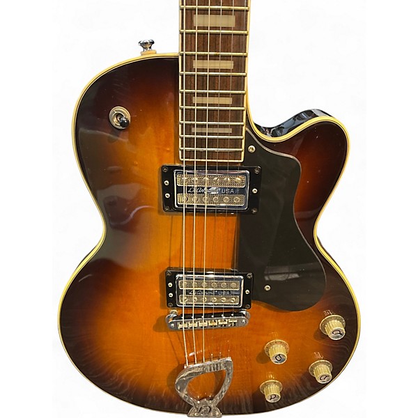 Used DeArmond M75T Antique Burst Solid Body Electric Guitar
