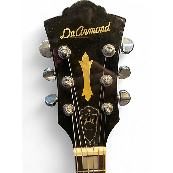 Used DeArmond M75T Antique Burst Solid Body Electric Guitar