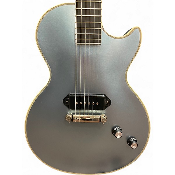 Used Epiphone JARED JAMES NICHOLS "BLUES POWER" LES PAUL CUSTOM AGED PELHAM BLUE Solid Body Electric Guitar