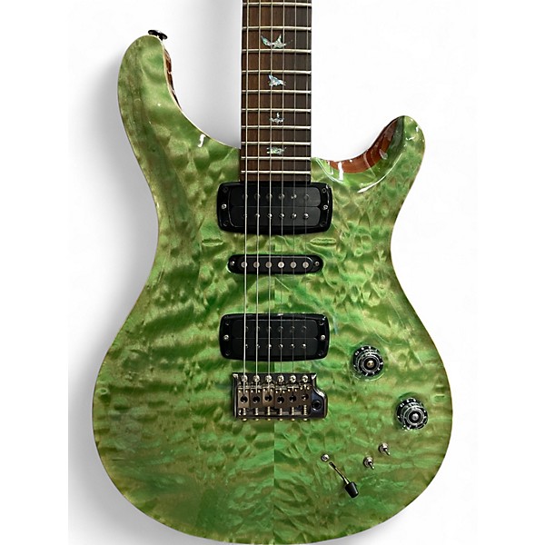 Used 2022 PRS Wood Library Modern Eagle V Indian Rosewood Neck, Braz RW FB Palm Green Solid Body Electric Guitar