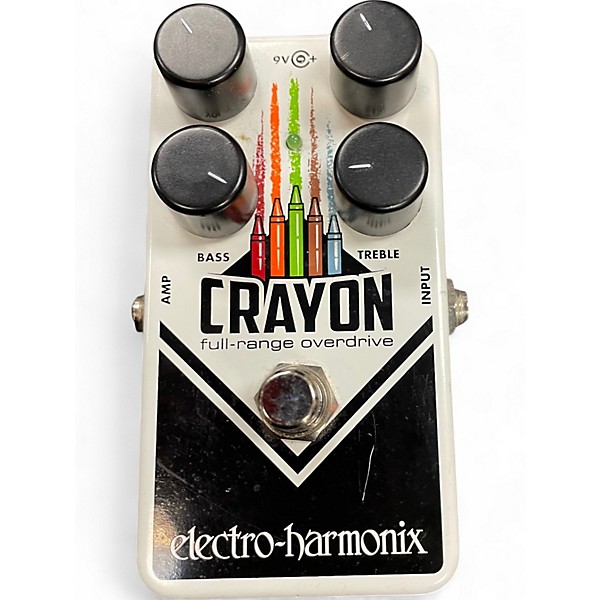 Used Electro-Harmonix Crayon Full Range Overdrive Effect Pedal