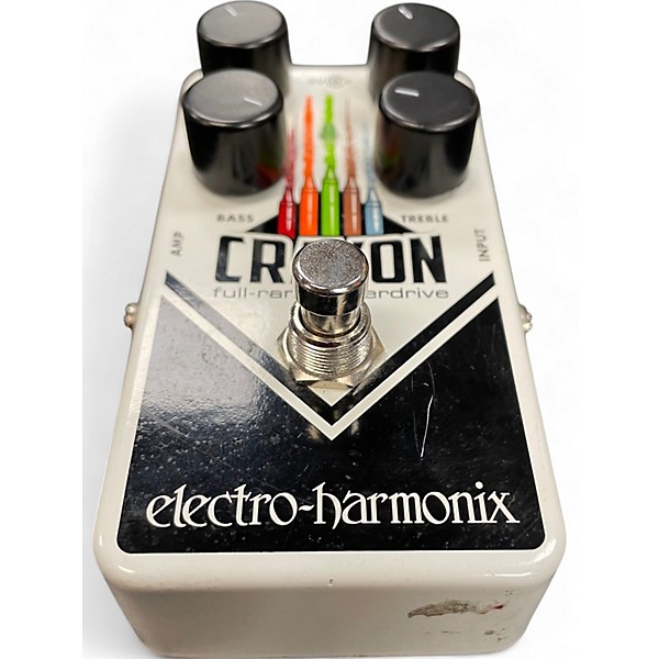Used Electro-Harmonix Crayon Full Range Overdrive Effect Pedal