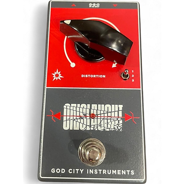 Used God City Instruments Onslaught Distortion Effect Pedal