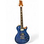 Used PRS SE Singlecut McCarty 594 Blue Ghost Flames Solid Body Electric Guitar thumbnail