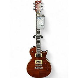 Used ESP EC1000 Deluxe Amber Solid Body Electric Guitar