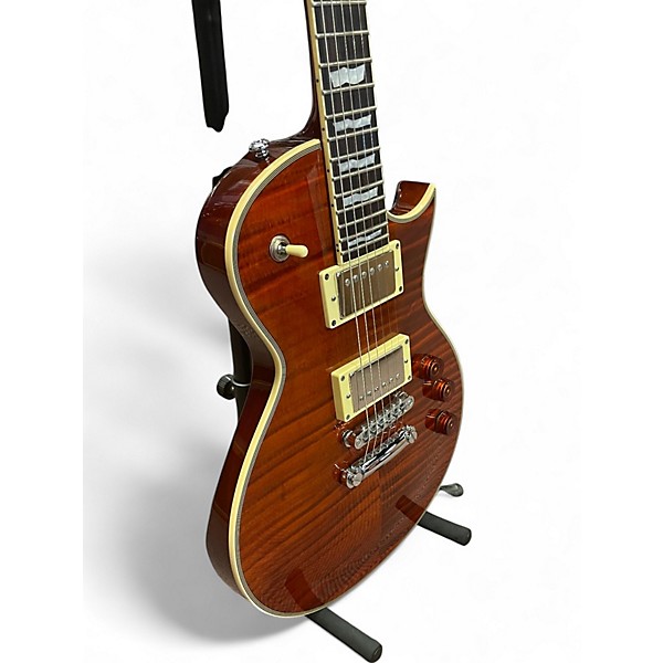 Used ESP EC1000 Deluxe Amber Solid Body Electric Guitar