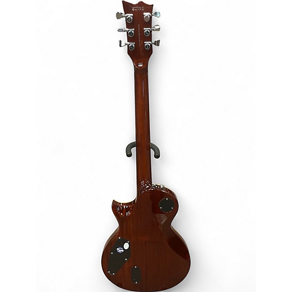 Used ESP EC1000 Deluxe Amber Solid Body Electric Guitar
