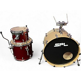 Used Miscellaneous 3 Piece 3 PIECE DRUM KIT RED AND GOLD Drum Kit