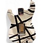 Used EVH Striped Series Black and White Solid Body Electric Guitar