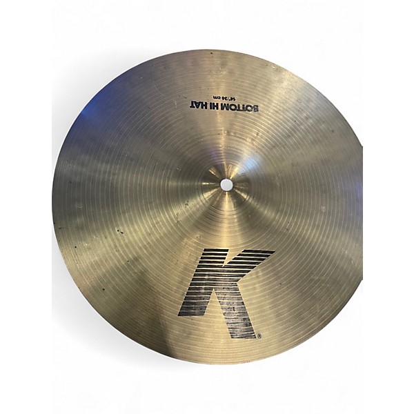 Used Zildjian 14in K Hi Hat Pair Cymbal