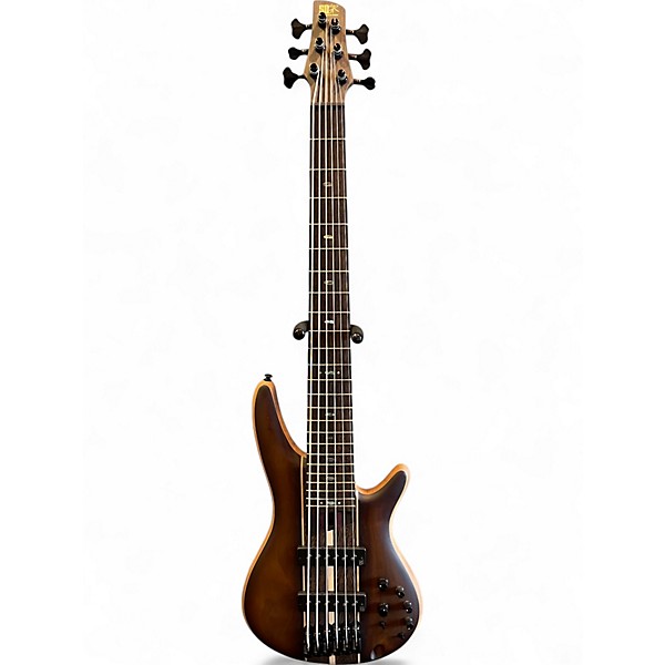 Used Ibanez SR1356B Dual Mocha Burst Electric Bass Guitar