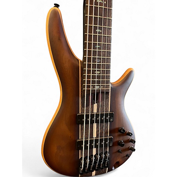 Used Ibanez SR1356B Dual Mocha Burst Electric Bass Guitar