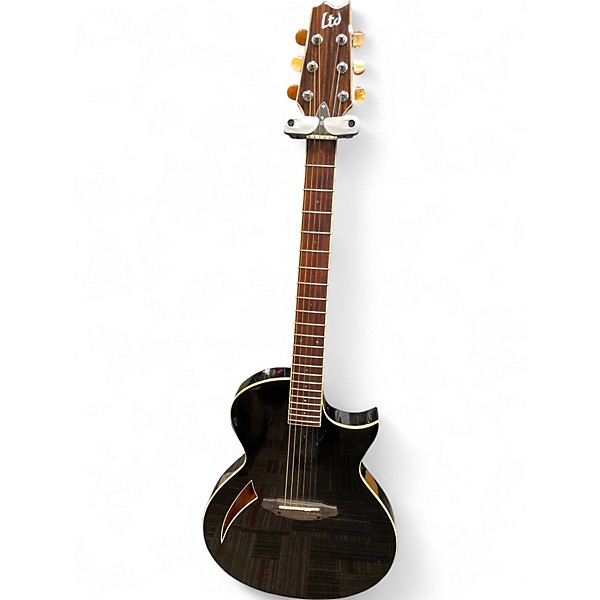 Used 2020 BRYSTON LTD. TL-6 Black Acoustic Electric Guitar