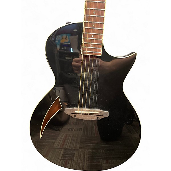 Used 2020 BRYSTON LTD. TL-6 Black Acoustic Electric Guitar